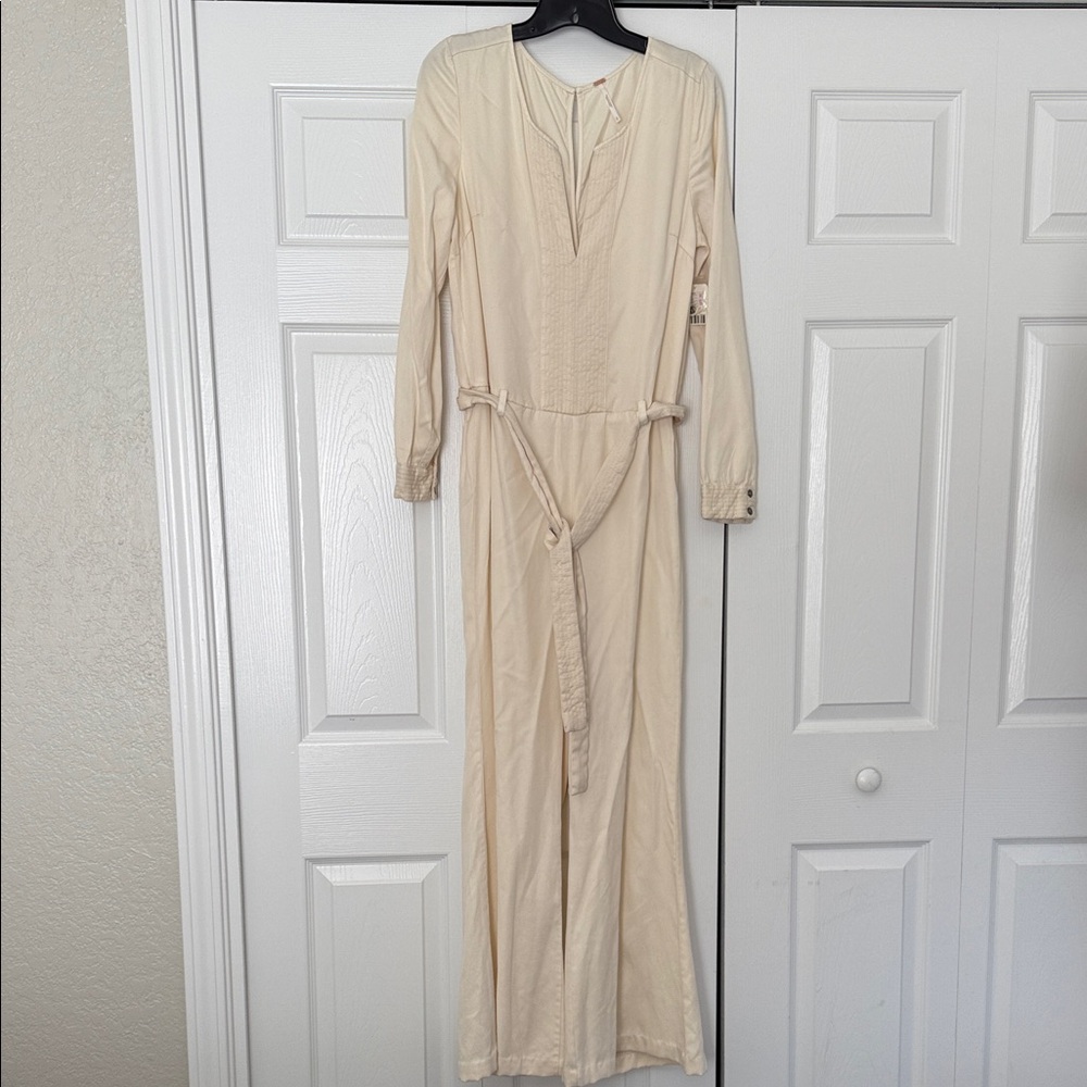 Free People Cream Maxi Dress